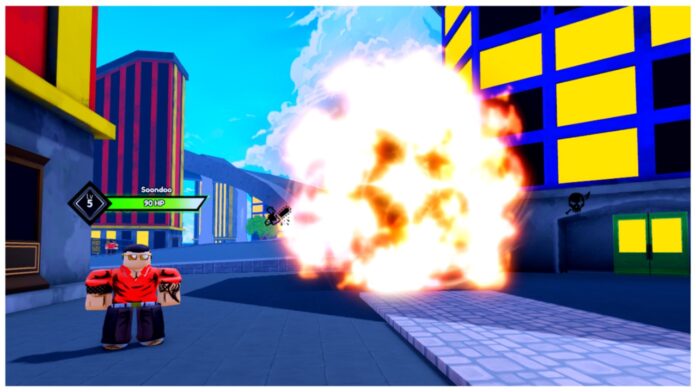 Feature image for our arise crossover relic tier list showing the main infernal castle dungeon portal at leveling city with a mob next to it during day time