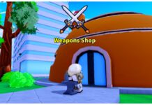 Best Enchant For Twin Draconic Axes in Arise Crossover Feature image for our best enchant for twin draconic axes in arise crossover guide showing the weapons merchant on dragon city who sells the blade