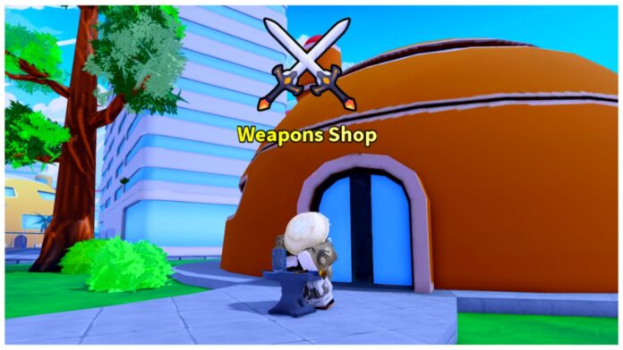 Feature image for our best enchant for twin draconic axes in arise crossover guide showing the weapons merchant on dragon city who sells the blade