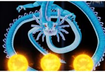 Dragon Soul Controls Guide – PC, Xbox and Mobile! Feature image for our dragon soul controls guide showing a blue dragon with 5 glowing suns in front of it
