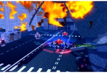 How To Get G-Rank Shadows in Arise Crossover Feature image for our how to get grank shadows in arise crossover showing the infernal dungeon which is a broken city on fire with mobs scattered around ready for combat