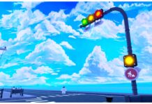 How To Get Luck in Arise Crossover – Increased Drop Chances! Feature image for our how to get luck in arise crossover guide showing a street light with signs and mobs in the background