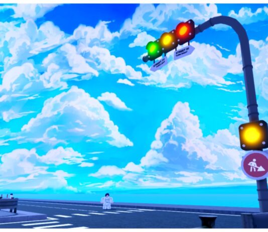 How To Get Luck in Arise Crossover – Increased Drop Chances! Feature image for our how to get luck in arise crossover guide showing a street light with signs and mobs in the background