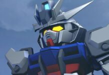 SD Gundam G Generation Eternal Reroll Guide – Who To Reroll For! feature image for our sd gundam g generation eternal reroll guide showing a gundam mecha against a cloudy grey skies background