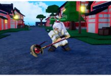 Verse Piece Frieren Spell Scrolls Guide Feature image for our verse piece frieren spells scroll guide showing the frieren boss in jujutsu village holding her staff