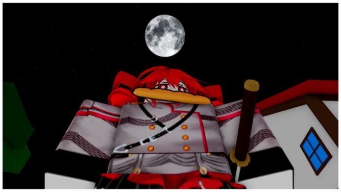 Feature image for our verse piece ghoul guide showing a player from the bottom up at night time with the moon above their head.