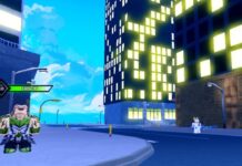 Arise Crossover Hunters City – Location, Weapons, and Mobs Feature image for our Arise Crossover Hunters City guide. Image shows a city with tall buildings and a boss NPC standing there.