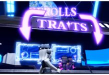 Anime Saga Traits Guide – How To Get More Trait Rerolls Easily! Feature image for our anime saga traits guide showing a player standing before the trait reroller npc, cid.