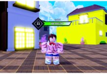 Arise Crossover Kindama City – Everything at the new Dandadan Island! Feature image for our arise crossover kindama city guide showing the new momo unit standing in front of some city buildings