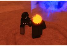 Fire Force Reignition Ability Tier List Feature image for our fire force recognition ability tier list showing a player being suspended in the air mid attack