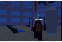 How To Obtain Fire Force Reignition Gen 3 Abilities – All Movesets Included! Feature image for our fire force reignition gen 3 abilities guide showing the josuke npc facing a punching bag and smiling