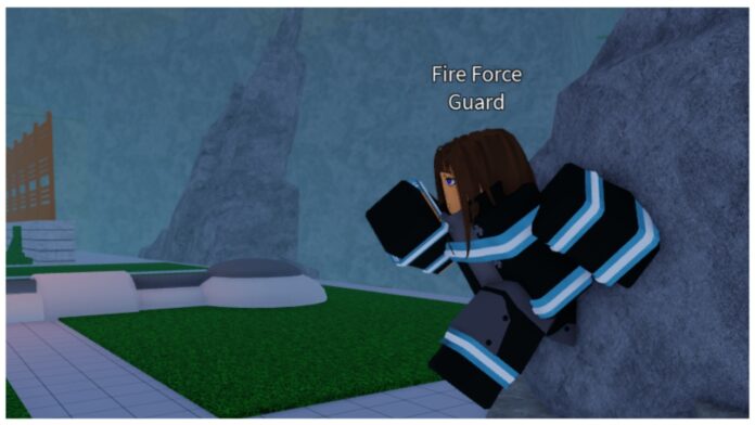 Feature image for our fire force reignition items guide showing a fire force ranger running to the left