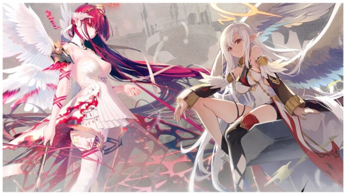 Feature image for our mirren star legends tier list showing two characters facing the viewer with the one on the left standing and the one on the right sitting