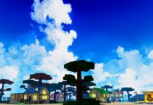 Anime Spirits Perks Guide – All Buffs and Rarity Feature image for our Anime Spirits Perks guide. Image shows a small village with lots of houses and tall trees.