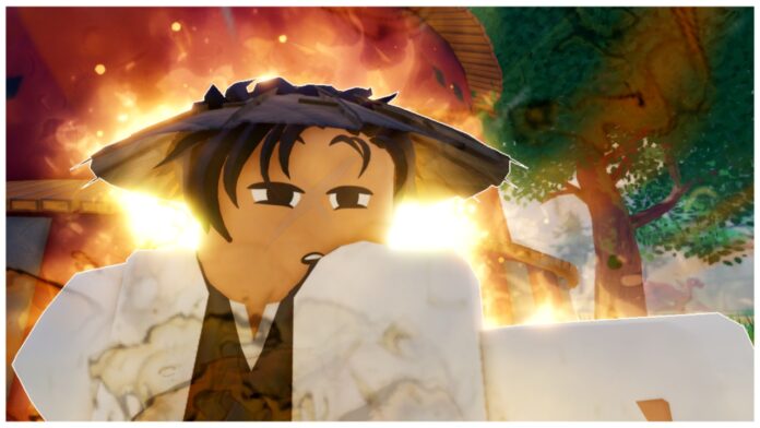 Feature image for our anime rails classes tier list showing the classes npc with a golden orange aura wearing a small hat