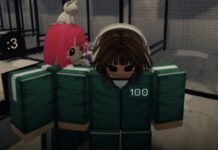 Ink Game Gamepass Tier List – The Best Gamepasses To Have! Feature image for our Ink Game Gamepass Tier List . Image shows a character with pink hair looking at another character with brown hair as they stand on a bed.