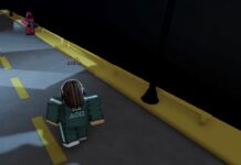 Ink Game Medic – What It Does and How To Get It Feature image for our Ink Game Medic guide. Image shows a character walking on a bridge.