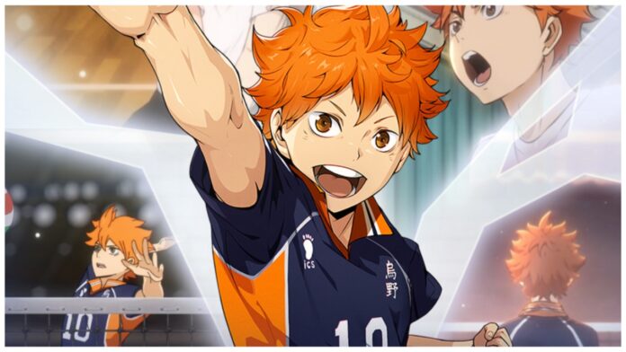 Feature image for our haikyuu fly high tier list showing hinata