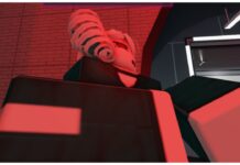 Ink Game Glass Bridge Pattern – The Trick To Winning! Feature image for our ink game glass bridge guide showing a player laughing as a red light illuminates them from above