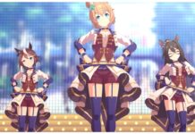 How To Fix The Uma Musume Error Code 390 Feature image for our uma musume error code 390 guide showing a bunch of girls in the same uniform with their hands on their hips ready to perform