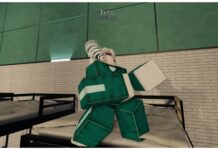 What Is The Best Power in Ink Game Feature image for our what is the best power in ink game guide showing a player stood on a bed laughing