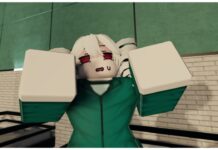 Which Is The Best Weapon In Last Dinner in Ink Game Feature image for our which is the best weapon in last dinner in ink game guide showing a player with a nervous face and both arms raised