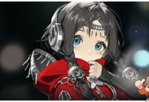 Fellow Moon Tier List – JP Release Rankings! Feature image for our fellow moon tier list showing a character looking shyly to the camera in a red jacket.