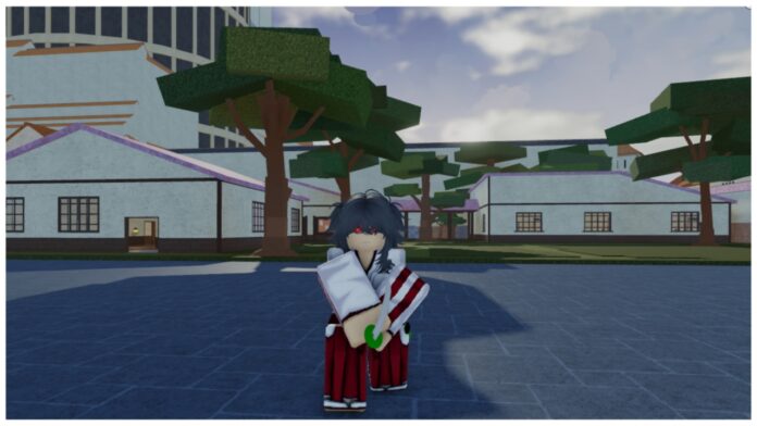Feature image for our type soul shikai stasis guide showing a player holding a sword