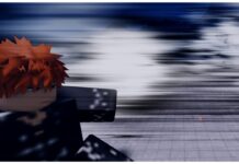 Type Soul Vow of Luck – The Hakari Blessing! Feature image for our type soul vow of luck guide showing ichigo sliding backwards with harsh movement lines on a tiled battlegrounds style floor