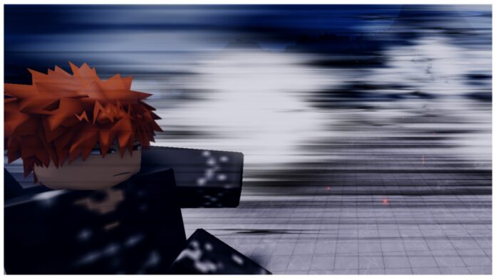 Feature image for our type soul vow of luck guide showing ichigo sliding backwards with harsh movement lines on a tiled battlegrounds style floor