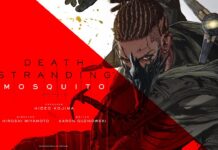 Hideo Kojima’s Open-World Game Is Getting Adapted into a Movie ‘Death Stranding: Mosquito’ featured image for our news on Death Stranding: Mosquito movie. It shows a man wearing a mask with only his eyes showing.