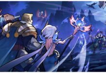 Covenant The Last Flame Tier List Feature image for our covenant the last flame tier list showing the backs of characters about to enlist into combat.