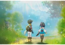 Official Release Seven Knights Rebirth Pet Tier List – October 2025 Feature image for our seven knights rebirth pet tier list showing the back of two characters as they walk together in a lush green forest with light dripping down on them from the skyline through the trees