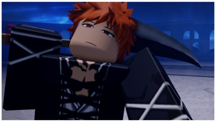 Feature image for our type soul chainblood liquid guide showing ichigo holding a blade over his shoulders with a relaxed expression as he tilts his head backwards