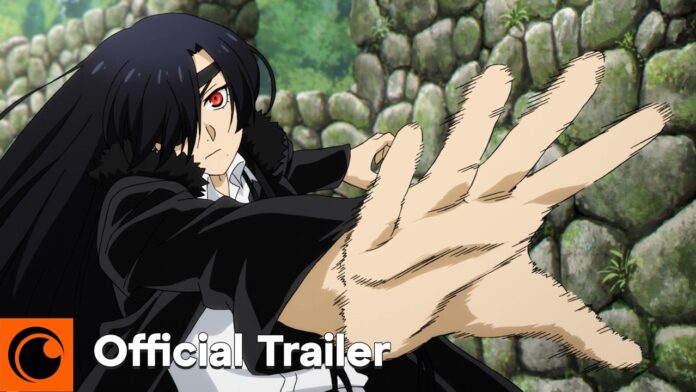 featured image for our news on Daemons of the Shadow Realm new trailer. It shows a character with long dark hair showing his palm to the audience, probably signaling someone to stop.