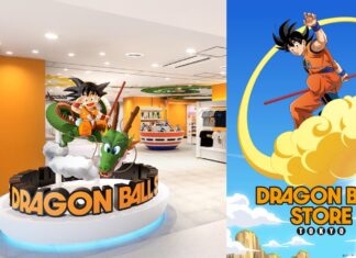 featured image for our news on Dragon Ball Store Tokyo. It shows Son Goku in the store.