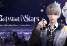 The Love and Deepspace Xavier Birthday Event Introduces Birthday Content and a 5-star Memory Feature image for our Love and Deepspace Xavier's Birthday Event news piece showing Xavier with a starry night city behind him.