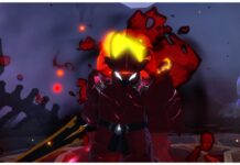 Official Release Anime Raid Tier List – October 2025 Feature image for our anime raid tier list showing the igros boss in his red flamed armour holding a weapon and menacingly looking towards the viewer