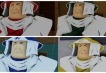 Bloodlines Village Factions – Exams, Ranking, Politics, and More! Feature image for our bloodlines village factions guide showing four kages wearing the same robes with slight colour differences between red, green, blue and yellow.