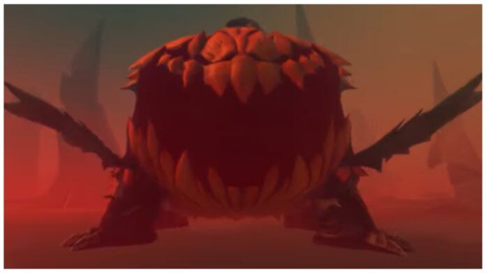 grand-piece-online-prestige-world-ender Feature image for our grand piece online prestige world ender showing the true demon ba'al boss roaring at the viewer from his orange dusty hellscape