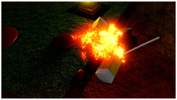 Feature image for our onikami breathing tier list showing a players corpse on the floor at night time engulfed in flames
