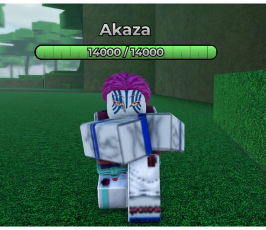 The Complete Weak Legacy 2 Boss Drops List Feature image for our weak legacy 2 boss drop list guide showing akaza slowly approaching the viewer in a battle ready pose