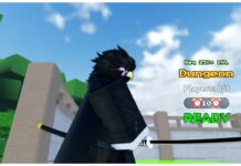 Fast and Efficient Weak Legacy 2 Dungeon Farm Feature image for our weak legacy 2 dungeon farm guide showing a character dressed as spamton wielding a katana and holding it low next to the dungeons ring