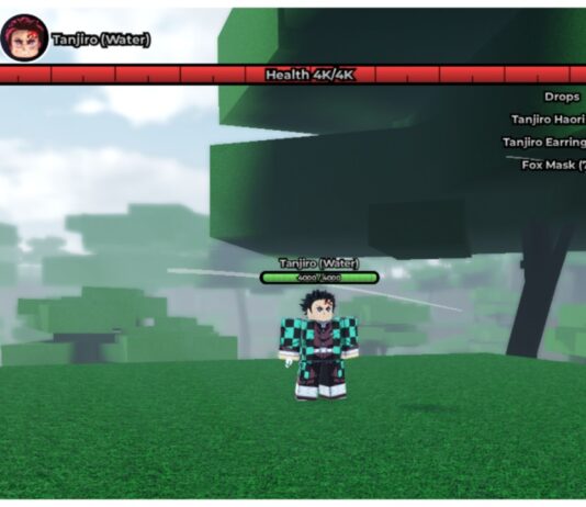 Reach Weak Legacy 2 Max Level Fast – Plus, Discover What It Is! Feature image for our weak legacy 2 max level guide showing the tanjiro boss standing on top of a grassy hill with trees expanding into the background