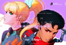 Hideo Kojima Confirms Death Stranding Isolations Anime Series for Disney+ featured image for our news on Death Stranding Isolations. It shows two characters, one female with blond hair and a male with dark hair.