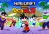 World Martial Arts Is Part of Minecraft Now, Courtesy of Dragon Ball Z DLC! featured image for our news on Minecraft Dragon Ball Z DLC. It shows five Dragon Ball Z characters in the form of Minecraft characters.