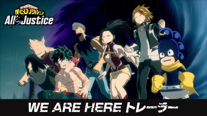 featured image for our news on My Hero Academia: All’s Justice. It shows a screengrab from the new trailer of the game.