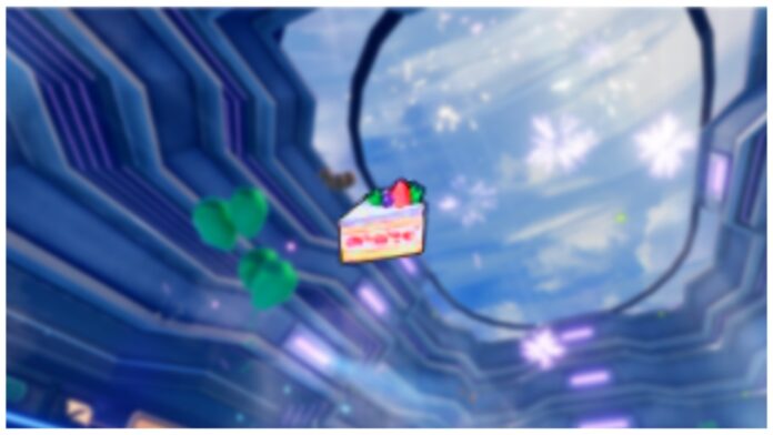 afk-macro-anime-vanguards-cake-farm Feature image for our afk macro anime vanguards cake farm guide showing the spawn with fireworks and balloons blurred with a png of the cake in front of it