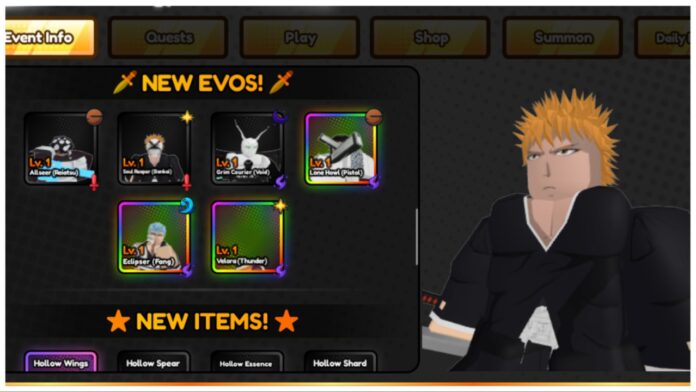 anime-ultra-verse-upd-2-tier-list Feature image for our anime ultra verse upd 2 tier list showing ichigo on the main update banner with the new evolved units in icons on the left