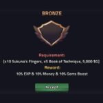 bronze rank requirements showing the badge emblem and rewards